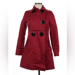Soia & Kyo Red Trench Coat